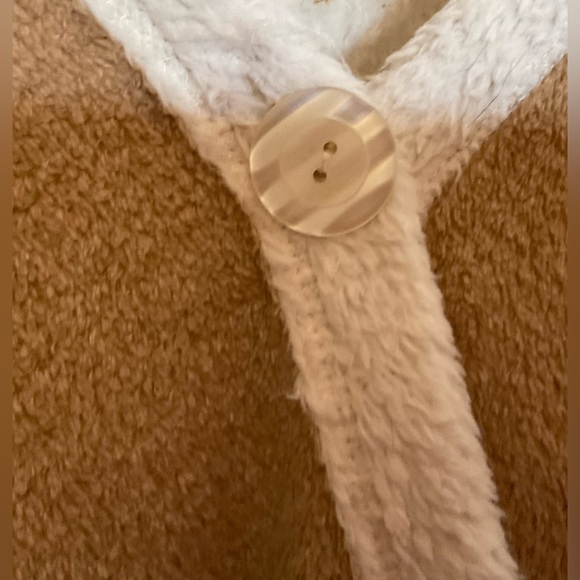 Stan Herman:one size womens shawl/cape/wrap/poncho cream/ tan/beige camel color. - Picture 8 of 13